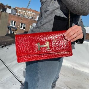 Vintage Frizzoni Firenze Shimmery Red Purse